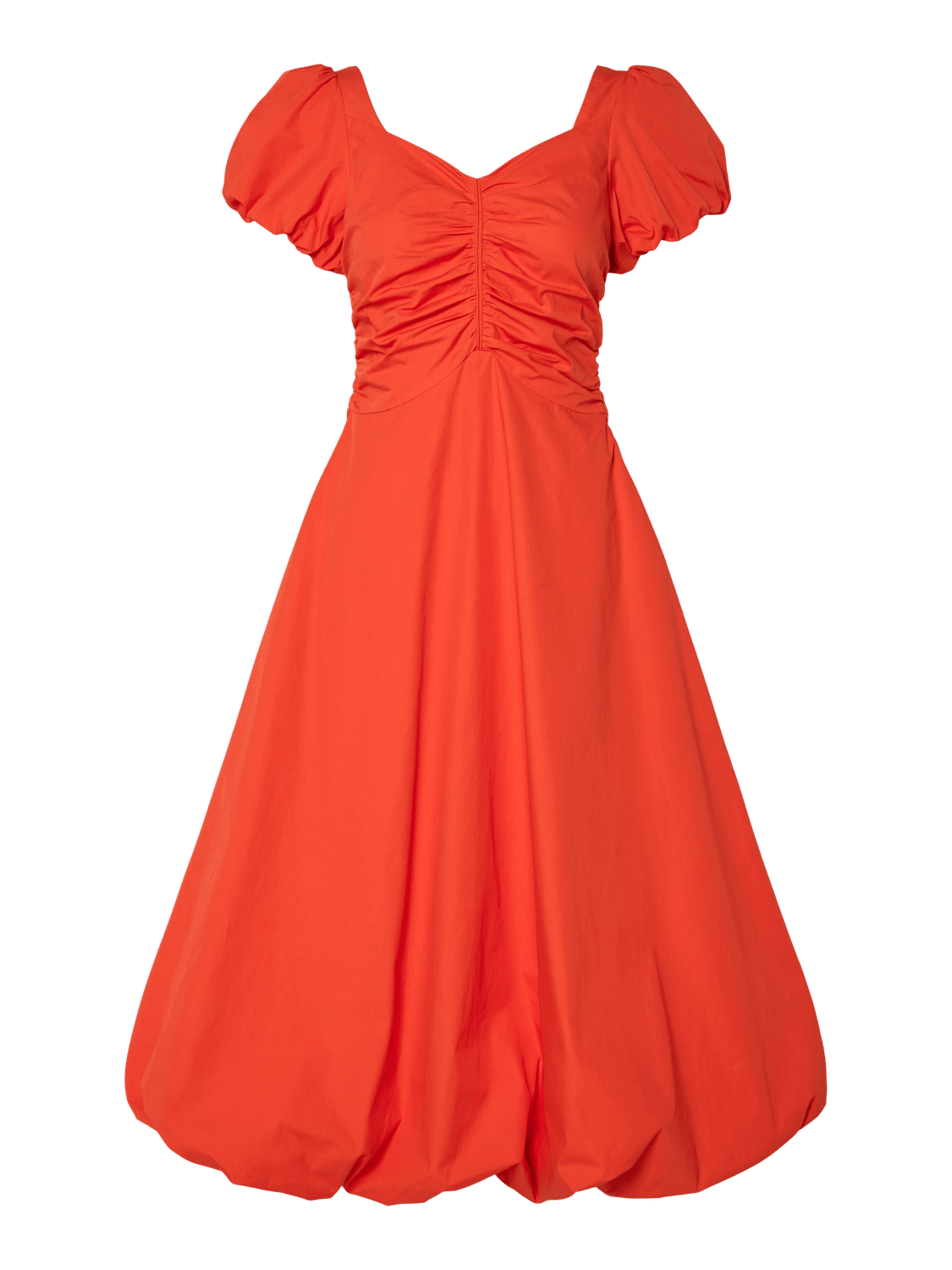 YASRIVANNA Short Dress - Cherry Tomato - VERO MODA & VILA Bergvik